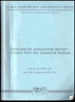 Ekonomicko matematické metody I