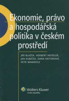 Ekonomie, právo a hospodářská politika v českém prostředí