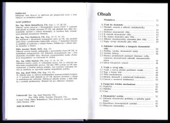 Josef Vlček: Ekonomie pro neekonomy