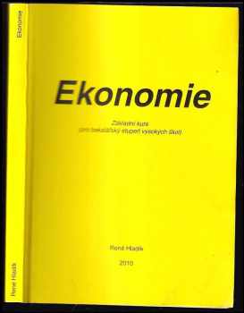 René Hladík: Ekonomie