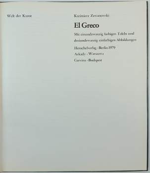 Kazimierz Zawanowski: El Greco