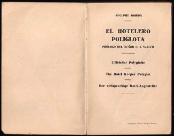 Adolphe Boiron: El Hotelero Poliglota