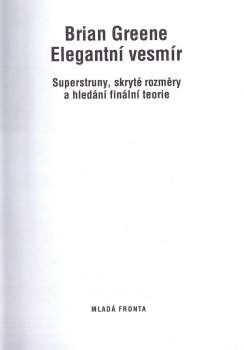B Greene: Elegantní vesmír