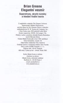 B Greene: Elegantní vesmír
