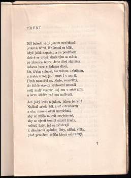 Jiří Orten: Elegie