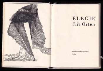 Jiří Orten: Elegie