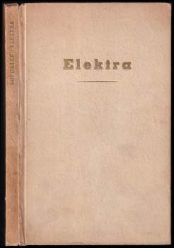 Elektra - Sofoklés (1942, František Borový) - ID: 781171