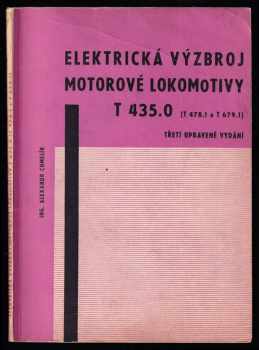 Alexander Chmelík: Elektrická výzbroj motorové lokomotivy T 435.0 (T 478.1 a T 679.1)