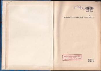 Vladimír Švanda: Elektrické instalace v průmyslu