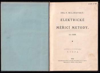 Filip Milinovský: Elektrické měřicí metody