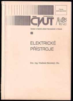 Vladimír Novotný: Elektrické přístroje