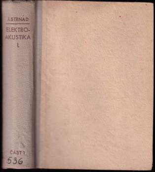 Julius Strnad: Elektroakustika