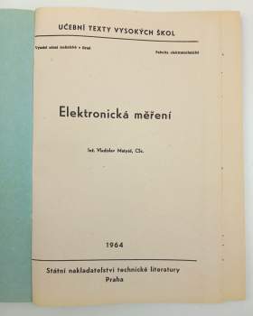 Vladislav Matyáš: Elektronická měření