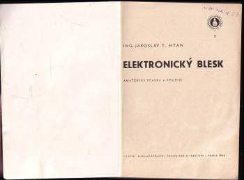 Jaroslav Hyan: Elektronický blesk