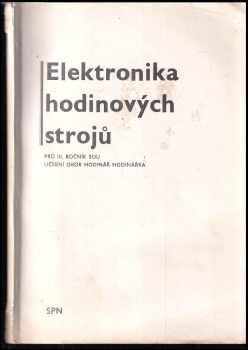 Otomar Filipenský: Elektronika hodinových strojů