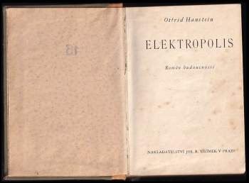 Otfrid von Hanstein: Elektropolis