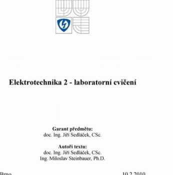 Elektrotechnika 2