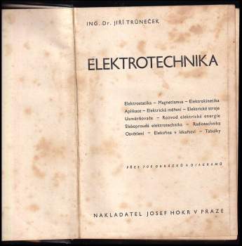 Jiří Trůneček: Elektrotechnika