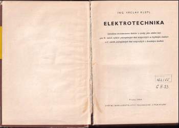 Václav Klepl: Elektrotechnika