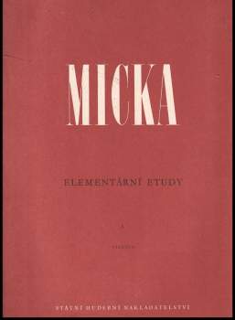 Elementární etudy pro housle I