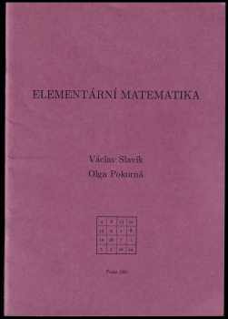 Václav Slavík: Elementární matematika