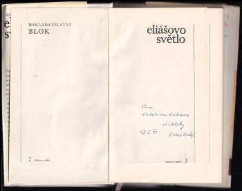 Josef Suchý: Eliášovo světlo