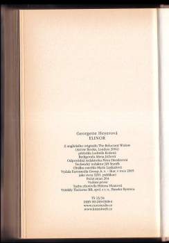 Georgette Heyer: Elinor