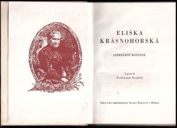 Eliška Krásnohorská: Eliška Krásnohorská
