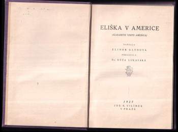Elinor Glyn: Eliška v Americe