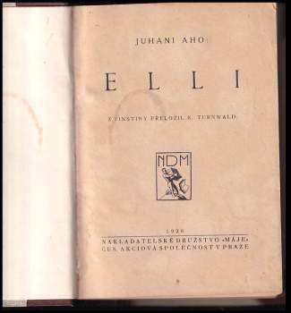Juhani Aho: Elli