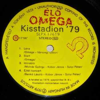 Élő Omega Kisstadion '79