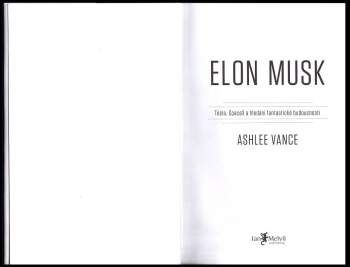Ashlee Vance: Elon Musk
