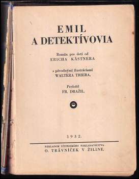 Erich Kastner: Emil a detektivové