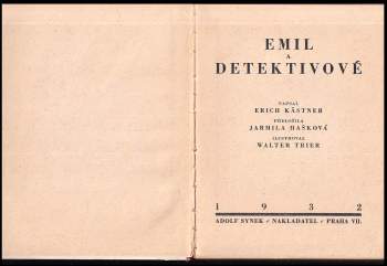 Erich Kastner: Emil a detektivové