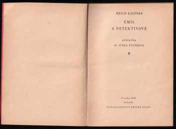Erich Kastner: Emil a detektivové