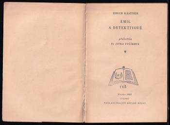 Erich Kastner: Emil a detektivové