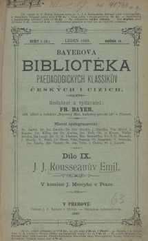 Emil, čili, O vychovávání