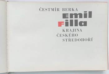 Čestmír Berka: Emil Filla