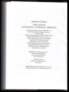 Martin Šámal: Emil Holub