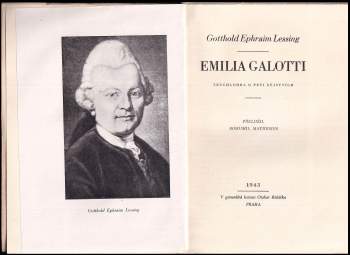Gotthold Ephraim Lessing: Emilia Galotti