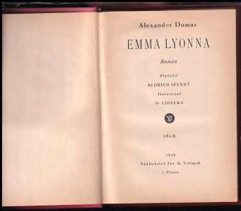 Alexandre Dumas: Emma Lyonna