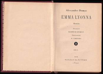 Alexandre Dumas: Emma Lyonna