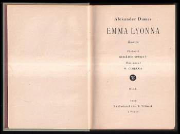 Alexandre Dumas: Emma Lyonna