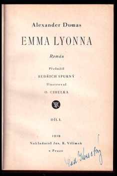Alexandre Dumas: Emma Lyonna