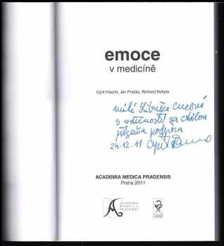 Ján Praško: Emoce v medicíně