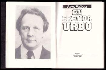 Arvo Valton: En fremda urbo