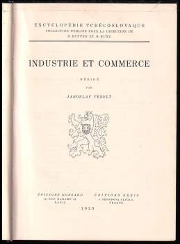 Jaroslav Veselý: Encyclopédie tchécoslovaque