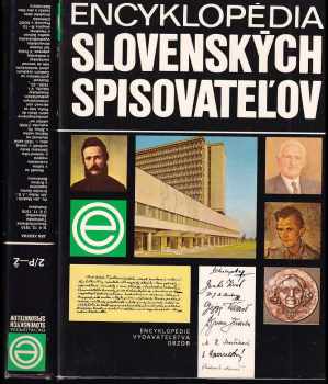 Encyklopédia slovenských spisovateľov : Díl 1-2 - Karol Rosenbaum, Karol Rosenbaum (1984, Obzor) - ID: 604758