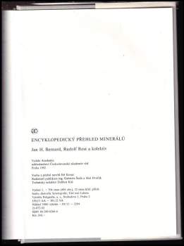 Rudolf Rost: Encyklopedický přehled minerálů