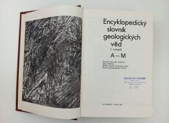 Josef Svoboda: Encyklopedický slovník geologických věd
